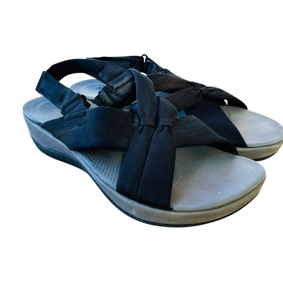 Clarks Women's Black Sandals - Picture 2 of 16